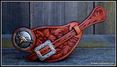 custom buckaroo style spur straps