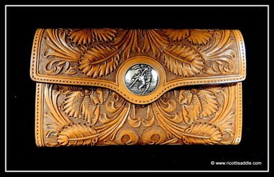custom leather clutch purse